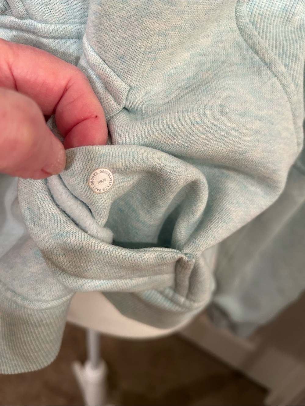 lululemon athletica Half Zip Oversized Funnel neck Mint Half-Zip Size XS - Picture 7 of 7